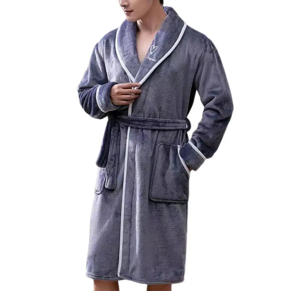 Peignoir Flanelle hiver polyester Homme