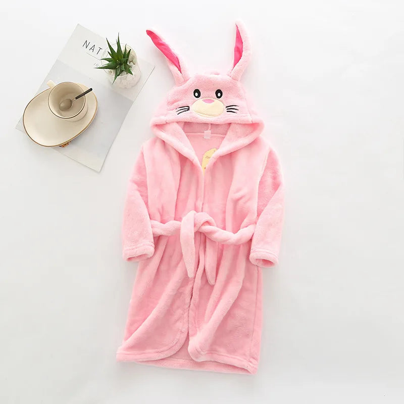 Peignoir lapin pour bébé et enfant