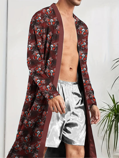 Peignoir imprimé araignée Polyester Homme