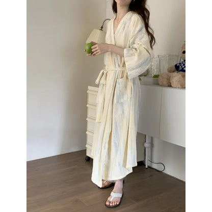 Peignoir printemps/automne Coton Femme