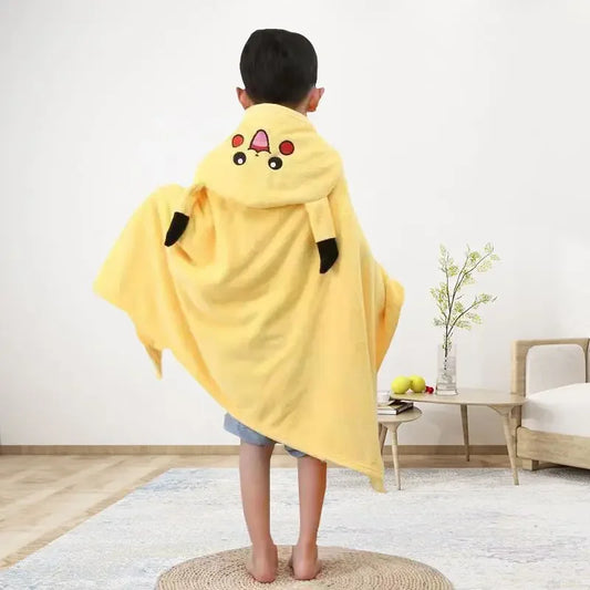 Peignoir Serviette Enfant Pikachu Flanelle