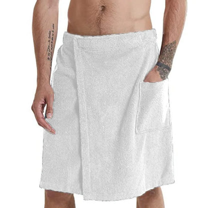 Serviette de bain en tissu polaire avec poche