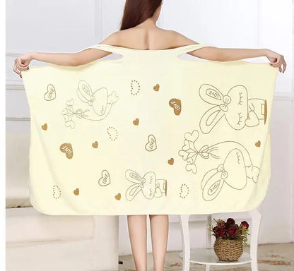 Serviette peignoir Microfibre rabbit Femme