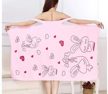 Serviette peignoir Microfibre rabbit Femme