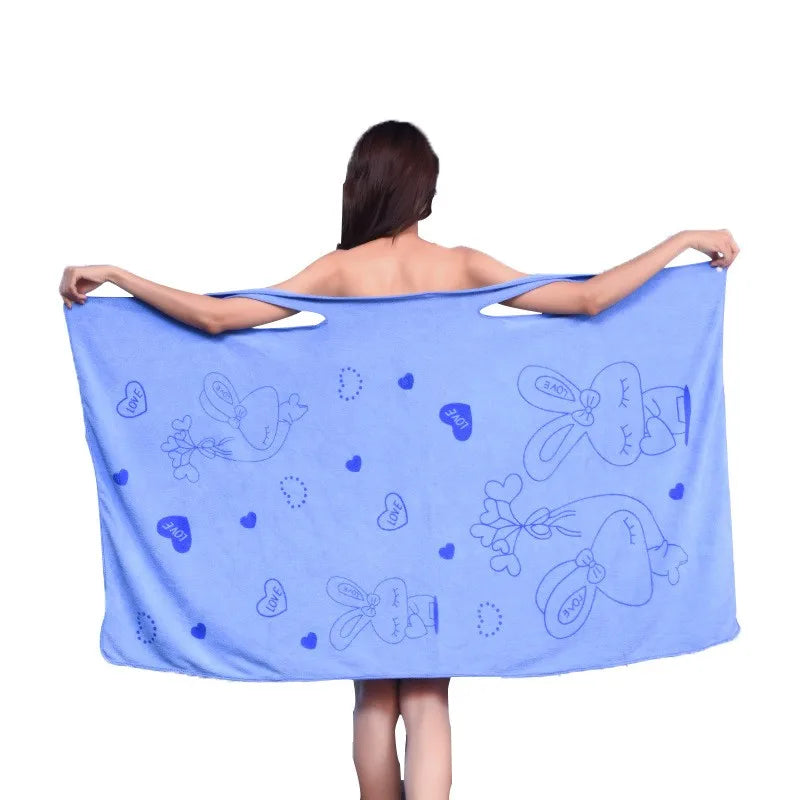 Serviette peignoir Microfibre rabbit Femme