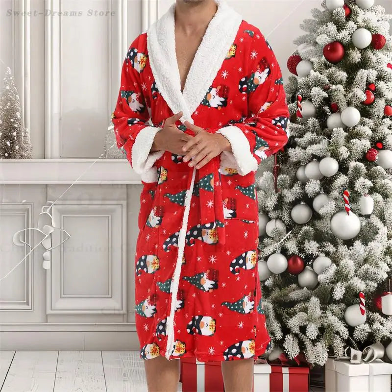 Peignoir Homme Noël Polyester