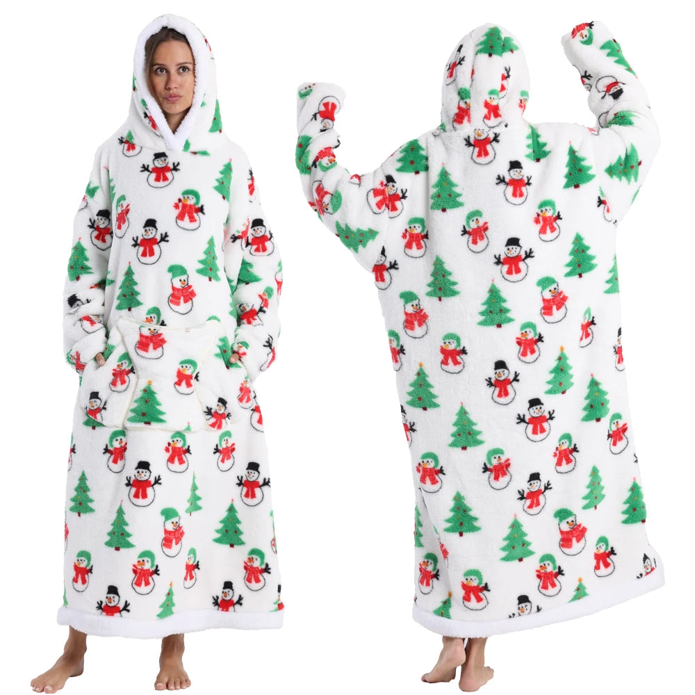 Peignoir Femme 1 Pièce Noël Polyester