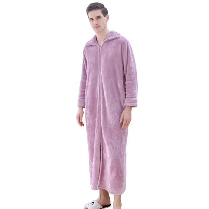 Peignoir Flanelle/Polaire zip Homme et Femme