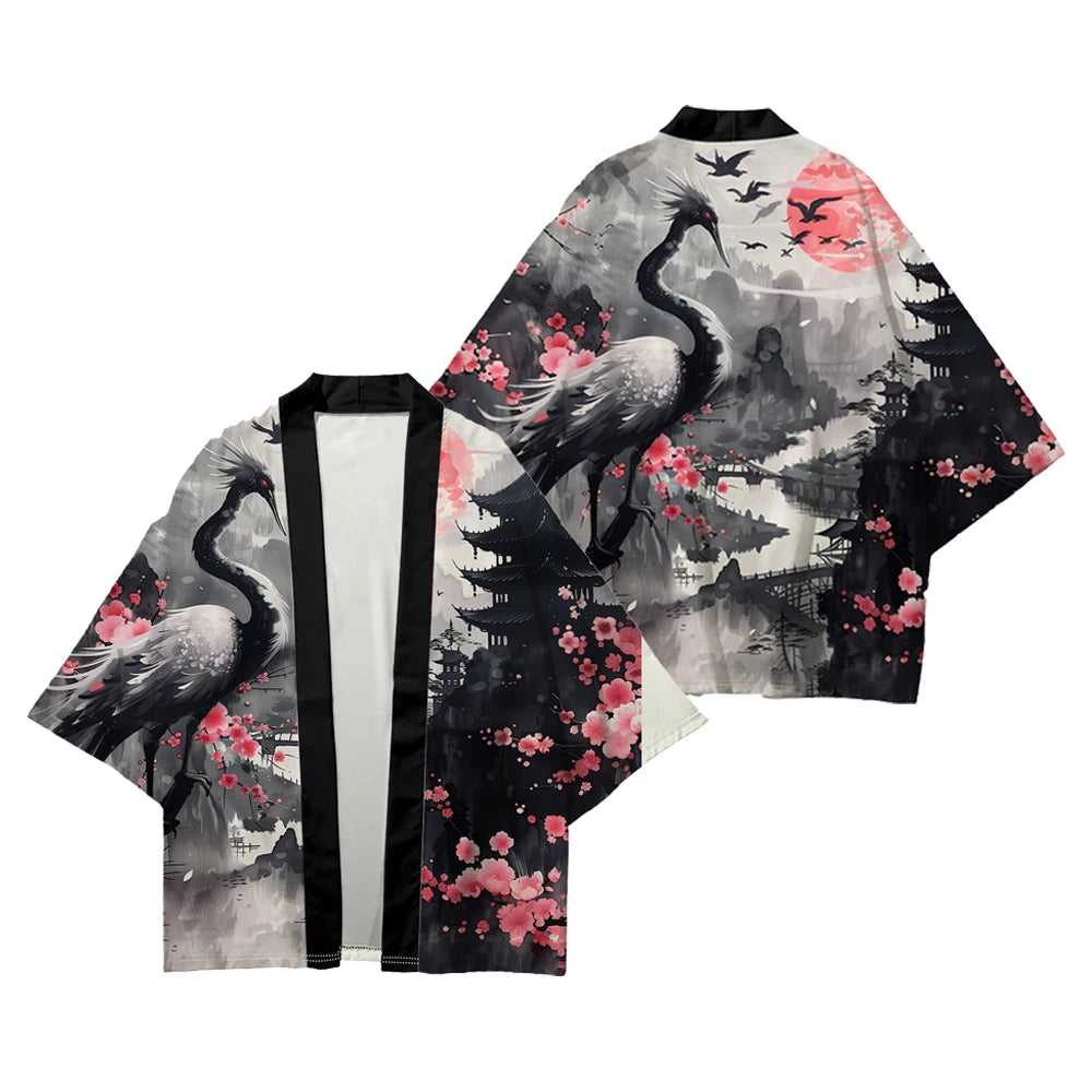 Veste Japonaise Animaux mythiques Polyester