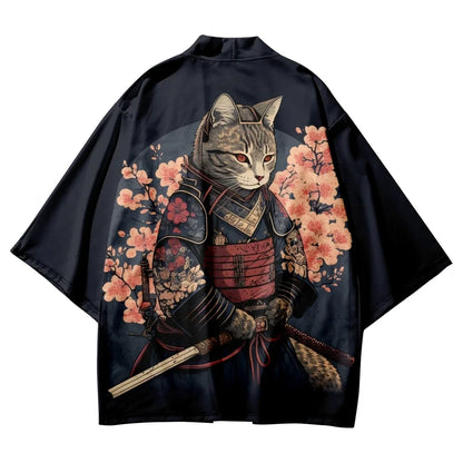 Veste Japonaise Neko Polyester