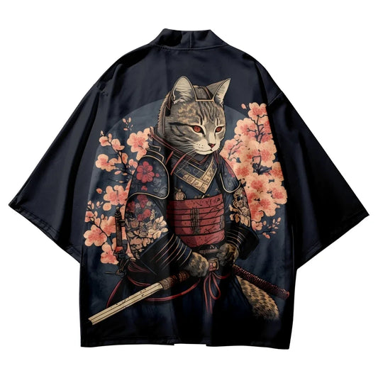 Veste Japonaise Neko Polyester