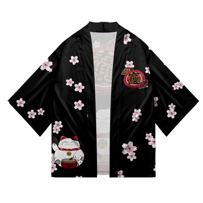 Veste Japonaise Neko Polyester