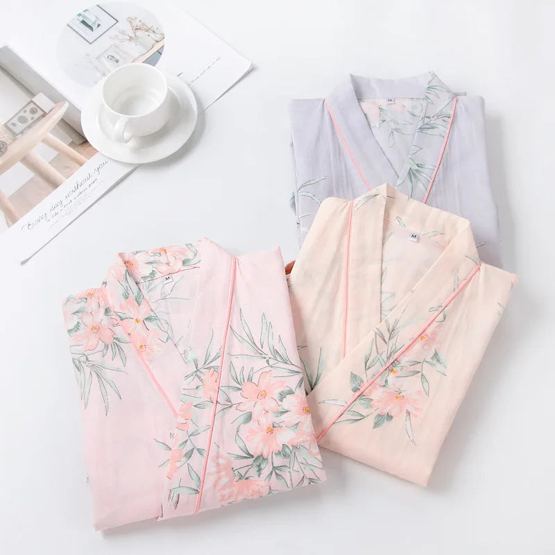 Yukata Japonais Coton Femme