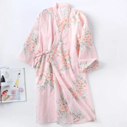 Yukata Japonais Coton Femme