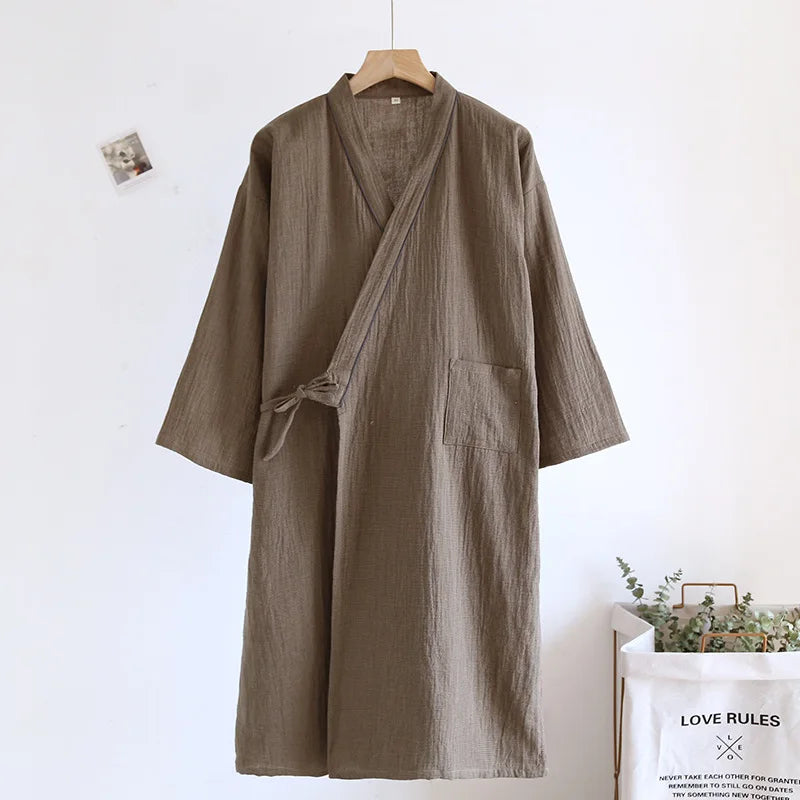 Yukata Japonais Unisexe Coton