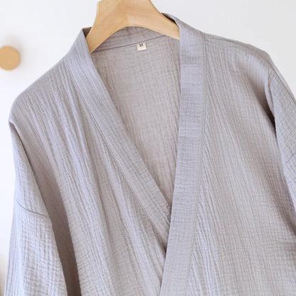 Yukata Japonais Coton Unisexe