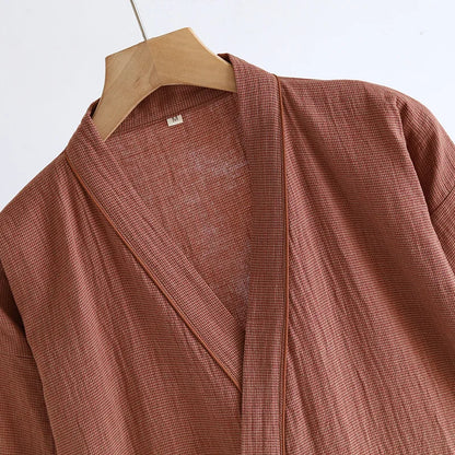 Yukata Japonais Coton Unisexe