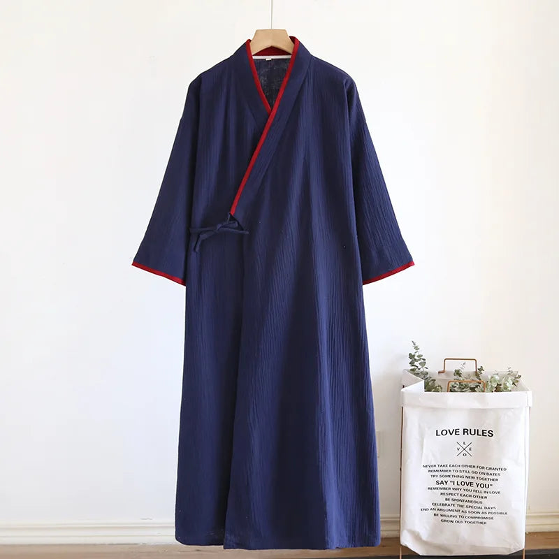 Yukata Japonais Coton Unisexe