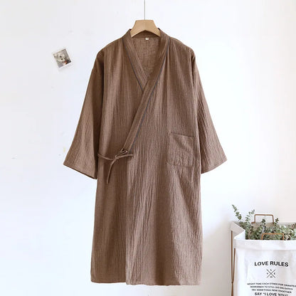 Yukata Japonais Unisexe Coton