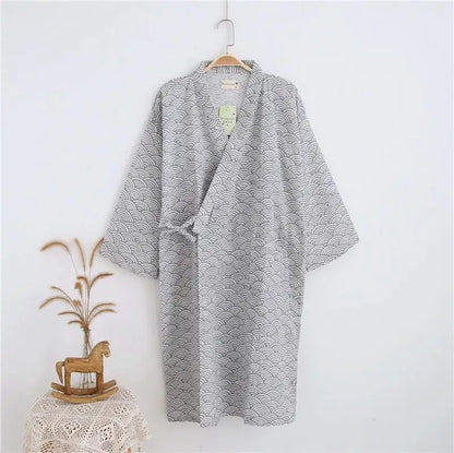 Yukata Japonais Coton/Polyester Unisexe