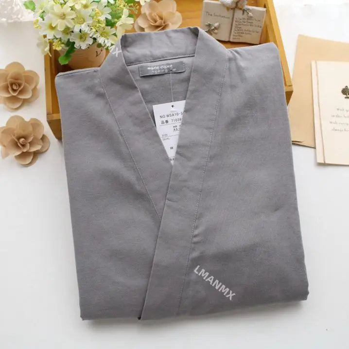 Yukata Japonais Unisexe Coton 2 pièces