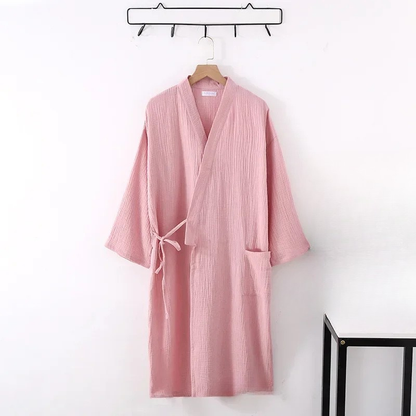 Yukata Japonais Unisexe Coton
