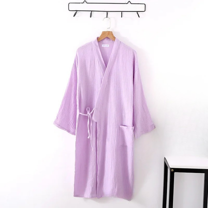 Yukata Japonais Unisexe Coton