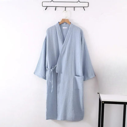 Yukata Japonais Unisexe Coton