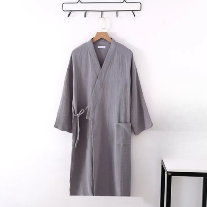 Yukata Japonais Unisexe Coton